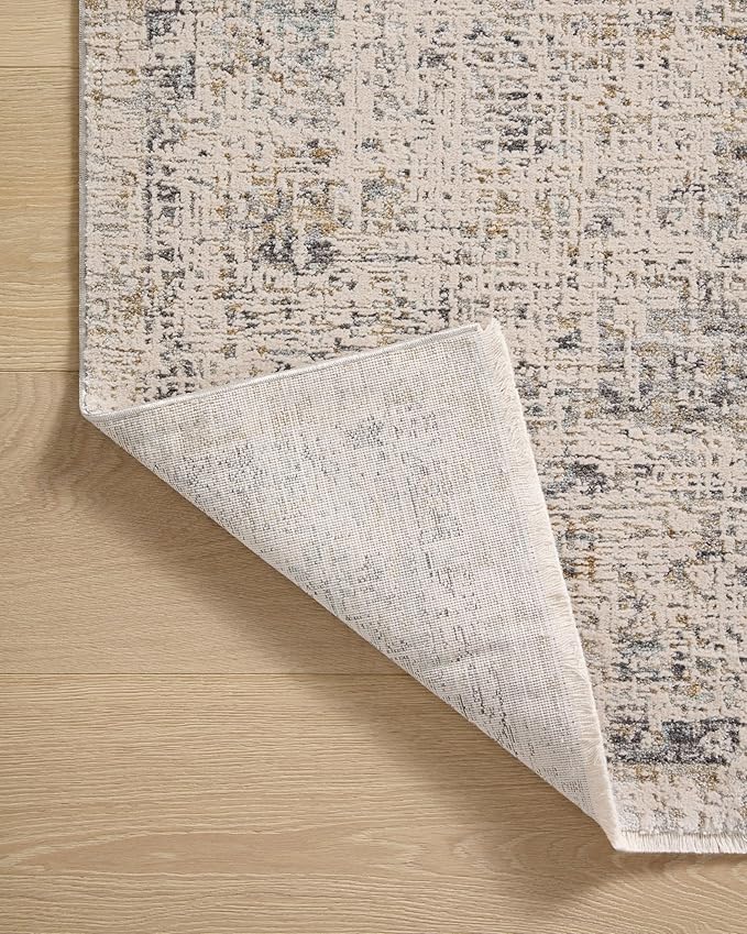 Loloi Amber Lewis Alie Collection ALE-02 Sand/Sky 7'-10'' x 10', .13'' Pile Height, Area Rug