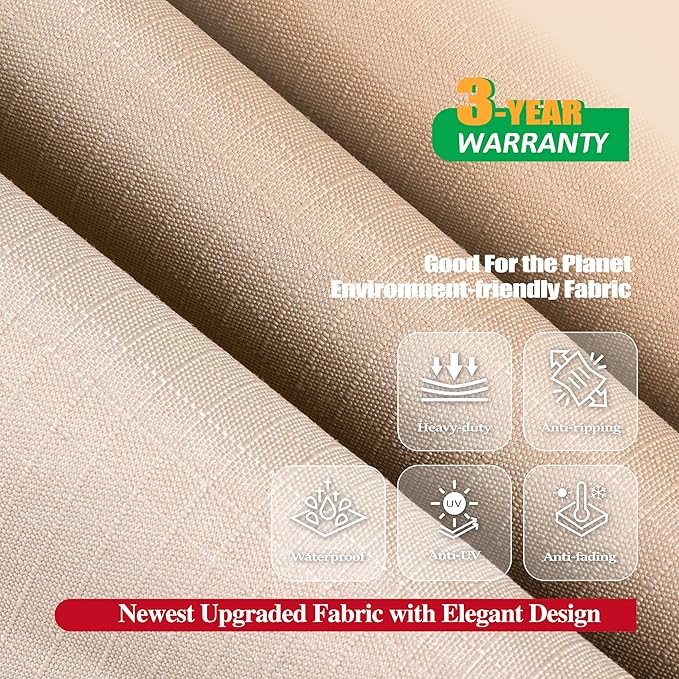 F&J Outdoors Patio Chair Covers Waterproof Outdoor Deep Seat Chair Cover, 35" W x 39" D x 36" H, 2Pack