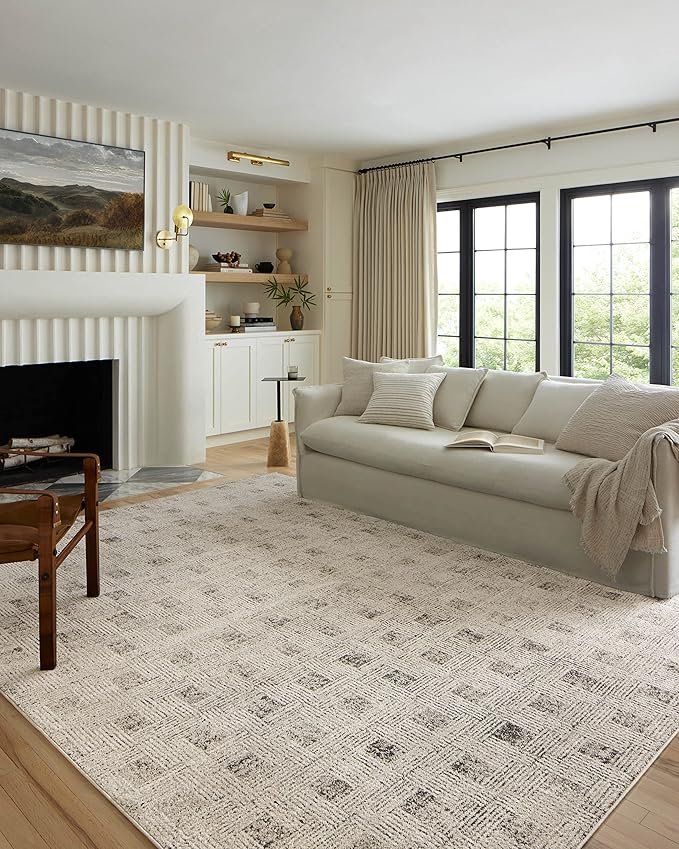 Loloi Kamala Collection KAM-01 Grey/Graphite 11'-2" x 15'-7" Area Rug