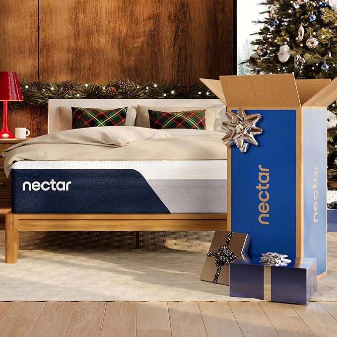 Nectar Premier Hybrid 13” Twin Mattress - Medium Firm - Memory Foam & Innerspring Coils - Cooling Upgrade - 2” Pressure Relief Layer - Mattress in a Box - 365-Night Trial & Forever Warranty