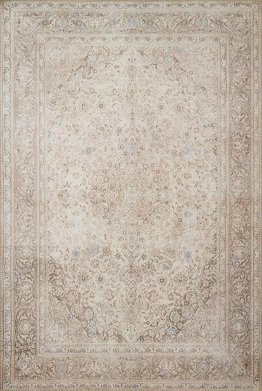 Loloi Loren Collection LQ-03 Sand/Taupe 2'-6" x 7'-6" Runner Rug