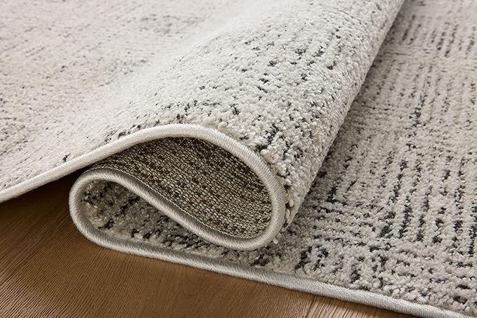 Loloi Kamala Collection KAM-01 Grey/Graphite 4'-0" x 6'-0" Accent Rug