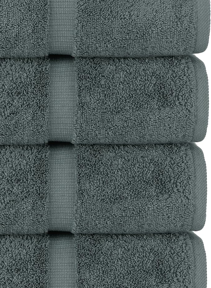 Chakir Turkish Linens | Hotel & Spa Quality 100% Cotton Premium Turkish Towels | Soft & Absorbent (6-Piece Hand Towels)
