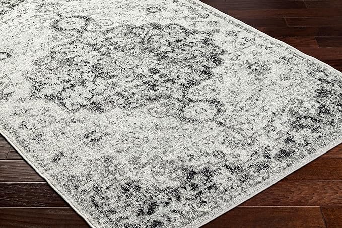 Livabliss Odelia Vintage Bohemian Area Rug,7'10" x 10'3",Black