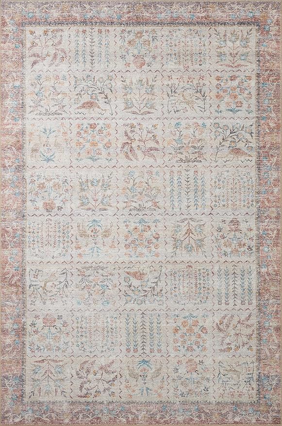 Loloi Rifle Paper Co. Maison Collection MAO-08 Cream 8'-4" x 11'-6", .19" Pile Height, Area Rug