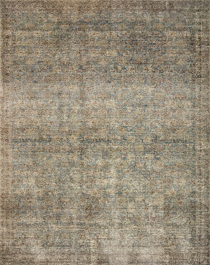 Loloi Amber Lewis Morgan Collection MOG-04 Sea/Sage 11'-6" x 18' 38" Thick Area Rug feat. CloudPile, Neutral, Room Décor, Vintage Inspired, Livingroom, Bedroom, Dining Area