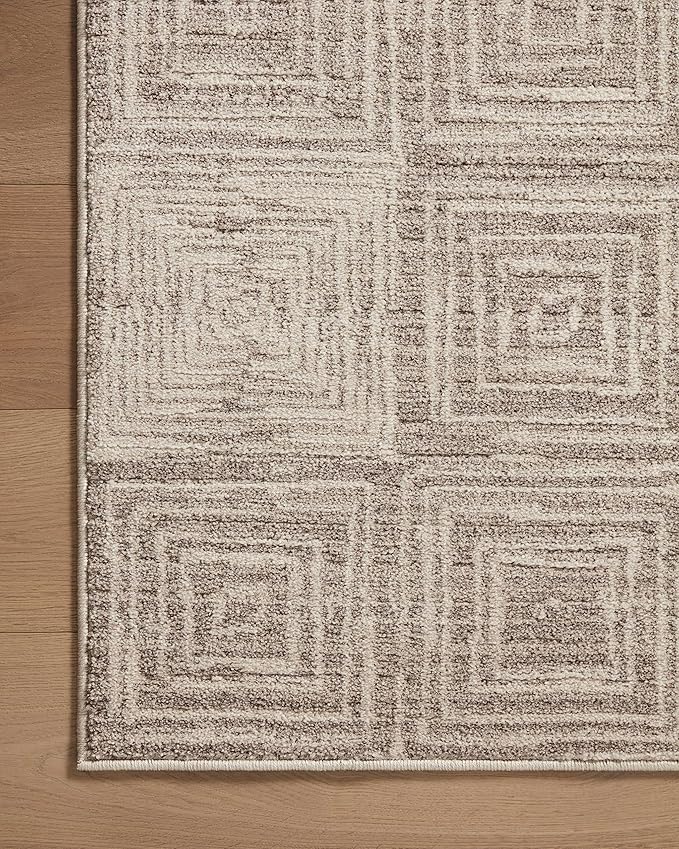 Loloi Darby Collection DAR-05 Beige/Grey 7'-10" x 10' Area Rug