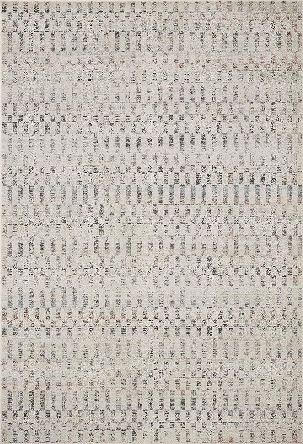 Loloi Kamala Collection KAM-05 Grey/Multi 4'-0" x 6'-0" Accent Rug