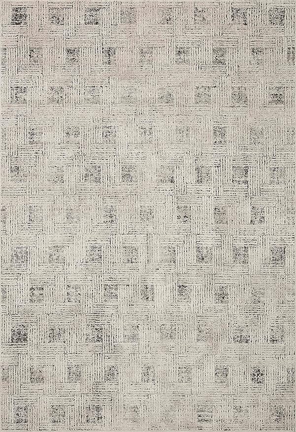 Loloi Kamala Collection KAM-01 Grey/Graphite 2'-3" x 3'-10" Accent Rug