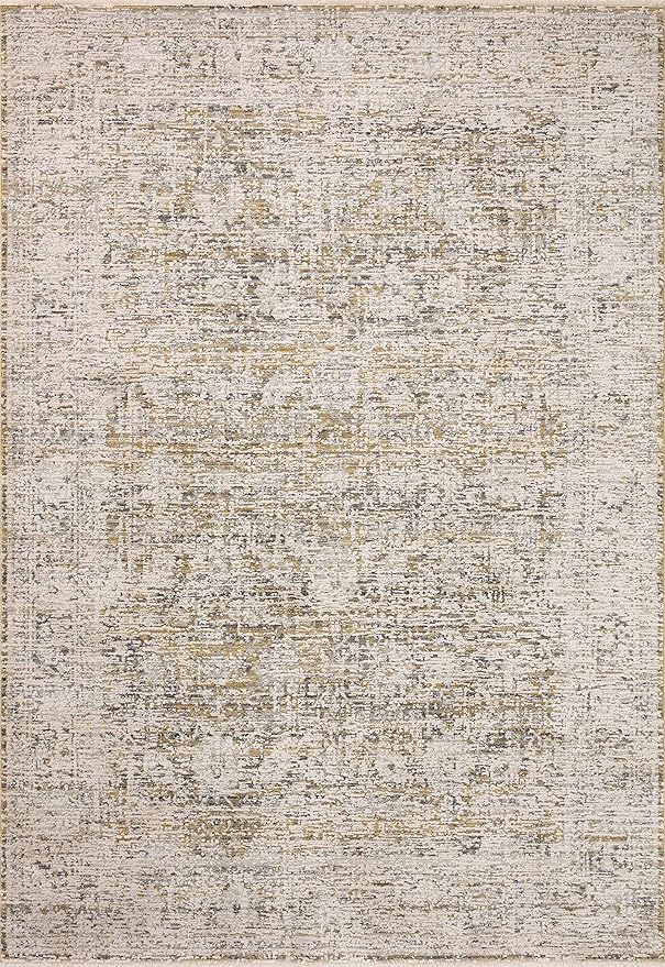 Loloi Amber Lewis Alie Collection ALE-05 Gold/Beige 9'-6'' x 13'-1'', .13'' Pile Height, Area Rug