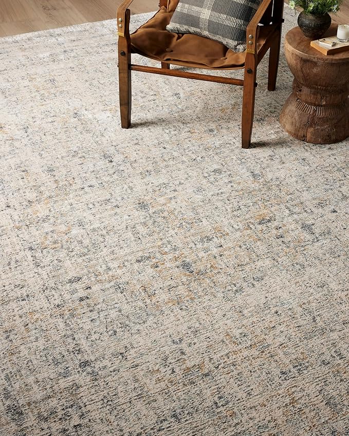 Loloi Amber Lewis Alie Collection ALE-02 Sand/Sky 9'-6'' x 13'-1'', .13'' Pile Height, Area Rug