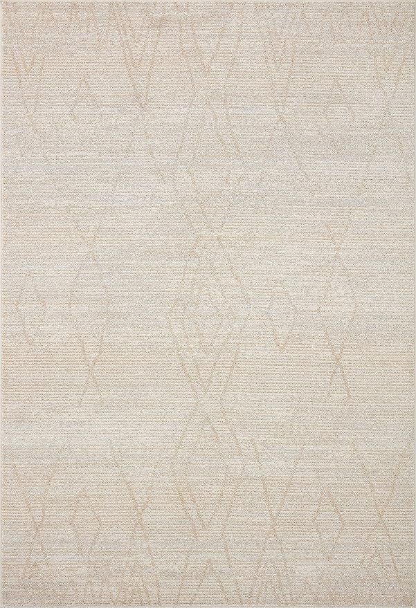 Loloi Kamala Collection KAM-03 Natural/Mist 2'-7" x 10'-0" Runner Rug