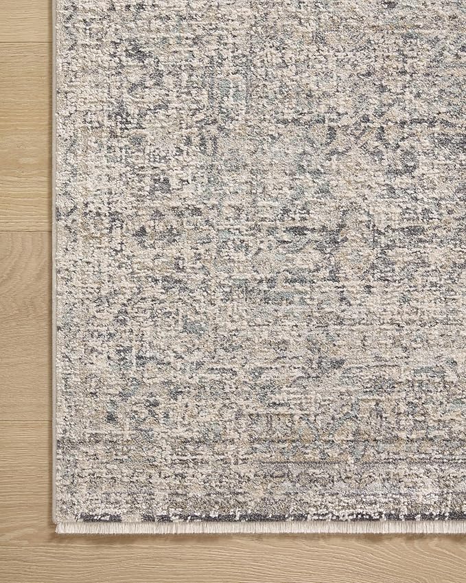 Loloi Amber Lewis Alie Collection ALE-01 Stone/Mist 9'-6'' x 13'-1'', .13'' Pile Height, Area Rug