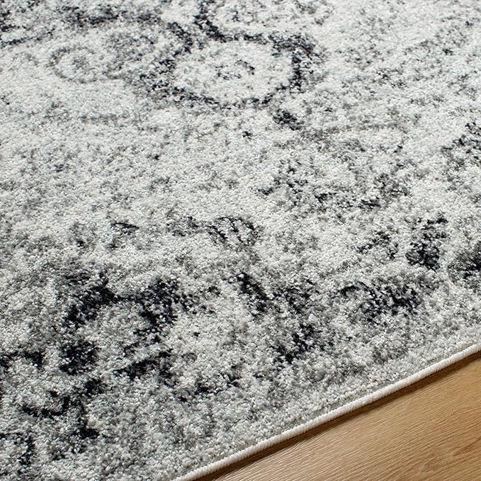 Livabliss Odelia Vintage Bohemian Area Rug,7'10" x 10'3",Black