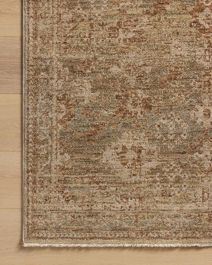 Loloi Magnolia Home by Joanna Gaines Junie Collection JUE-03 Spice/Multi 3'-11" x 5'-7", .38" Pile Height, Accent Rug